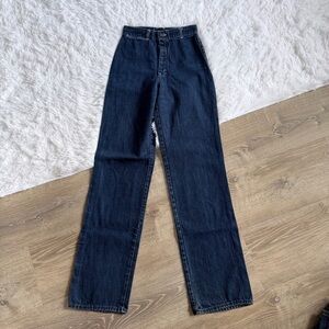 Vintage Dark Blue Women's‎ High Rise Jeans